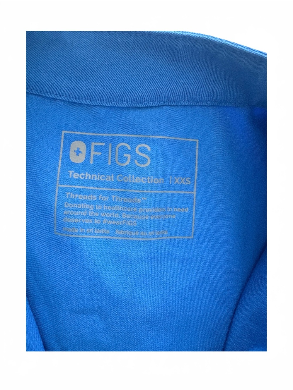 FIGS RAFAELA ROYAL BLUE  NWOT - Picture 3 of 3